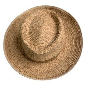 Mens Handwoven Natural Straw Sun Hat With Wide Brim For Outdoor Activities u